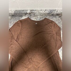 Brown Athletic Top